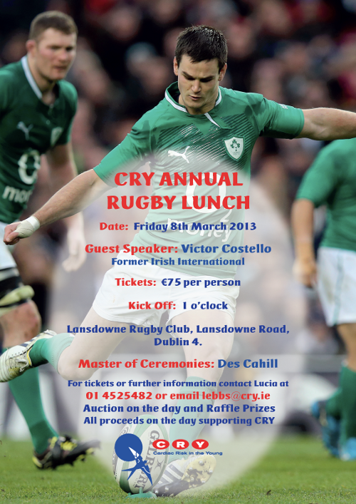 CRY Rugby Poster 2013