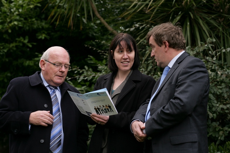 Michael Greene, Chairman of Cardiac Risk in Young, Dr Deirdre Ward, Consultant Cardiologist and Director of the Centre, Dr.  David Mulcahy, Consultant Cardiologist and Project Director