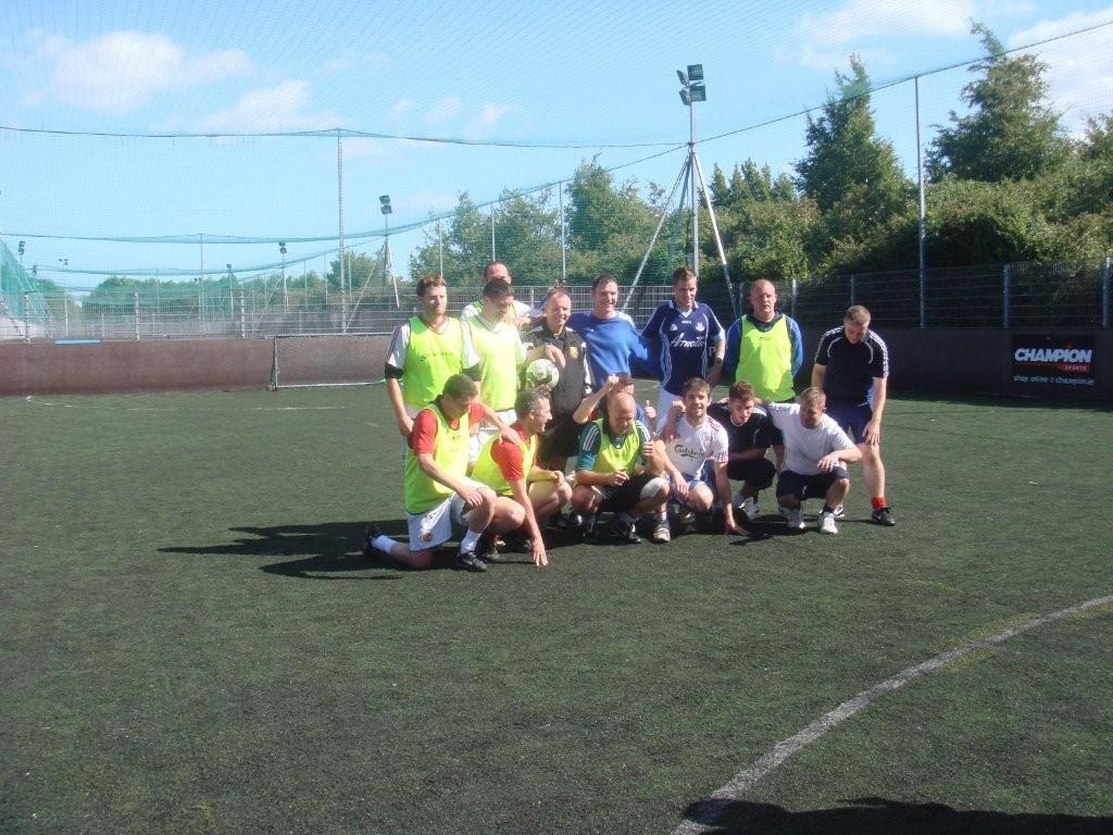 PICTURED = WINNERS & RUNNERS UP AFTER THE FINAL WHISTLE HAD GONE ....