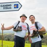 Cha-cha the Camino for CRY with Aidan O'Mahony! Five time All-Ireland winner and the country's first winner of Dancing With The Stars, Aidan O’Mahony, is calling on the public to join him in walking the Camino de Santiago to raise vital funds for Cardiac Risk in Young (CRY) Ireland to save young lives from Sudden Cardiac Death on 7-14th September. Pictured at the launch from left; are Liam Herlihy from CRY and Aidan O' Mahony. To find out how you can join Aidan on the Camino see cry.ie. Pic: Pauline Dennigan