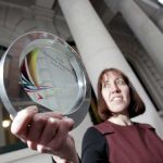 Dublin, Monday, 30th January 2012. Sixteen of Ireland's top healthcare projects were honoured today at The Astellas Changing Tomorrow Awards 2012. Pictured celebrating was winner Dr. Deirdre Ward from the CRY Centre, Tallaght Hospital. Picture Jason Clarke Photography. No Repro Fee.